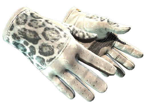 ★ Driver Gloves | Snow Leopard (Well-Worn)