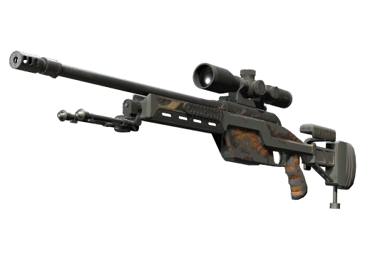 StatTrak™ SSG 08 | Death's Head (Battle-Scarred)