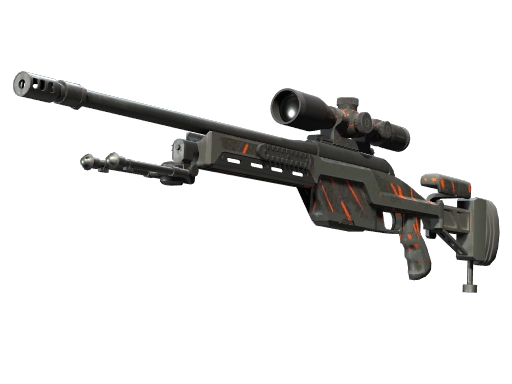 StatTrak™ SSG 08 | Slashed (Battle-Scarred)