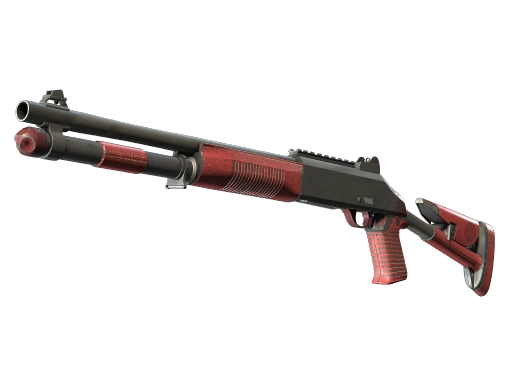 XM1014 | Red Leather (Field-Tested)