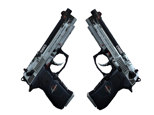 StatTrak™ Dual Berettas | Dezastre (Field-Tested)