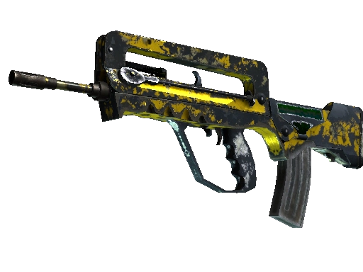 FAMAS | Neural Net (Battle-Scarred)