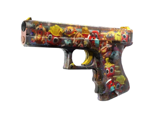 StatTrak™ Glock-18 | Snack Attack (Battle-Scarred)