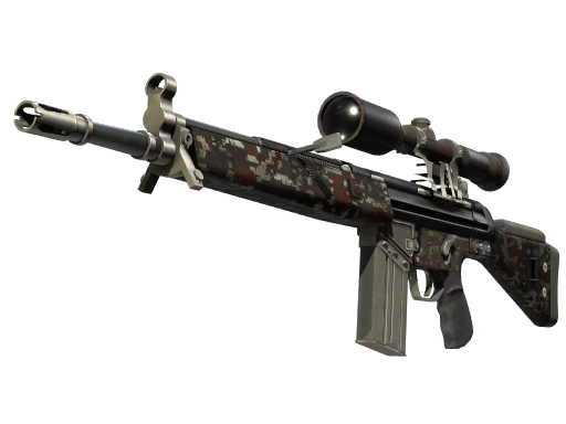 StatTrak™ G3SG1 | Digital Mesh (Battle-Scarred)