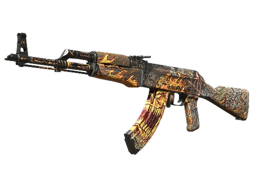 AK-47 | Searing Rage (Well-Worn)