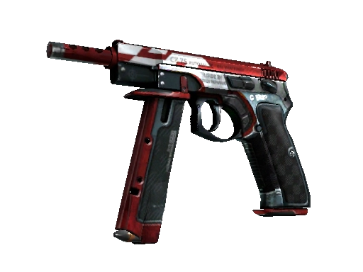 CZ75-Auto | Red Astor (Field-Tested)