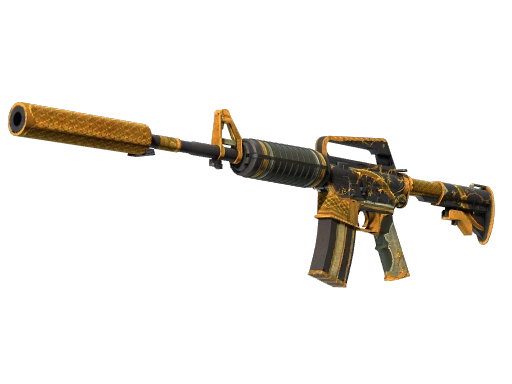 StatTrak™ M4A1-S | Golden Coil (Battle-Scarred)