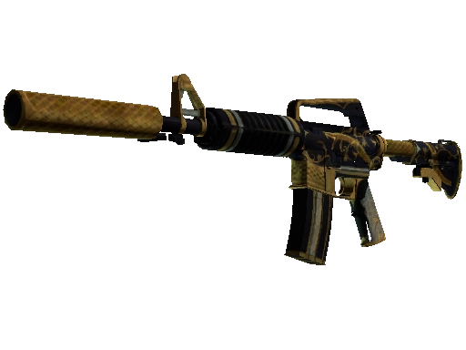 M4A1-S | Golden Coil (Battle-Scarred)