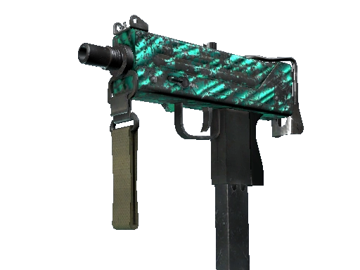 MAC-10 | Malachite (Battle-Scarred)