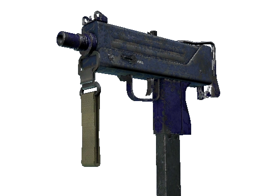 MAC-10 | Indigo (Battle-Scarred)