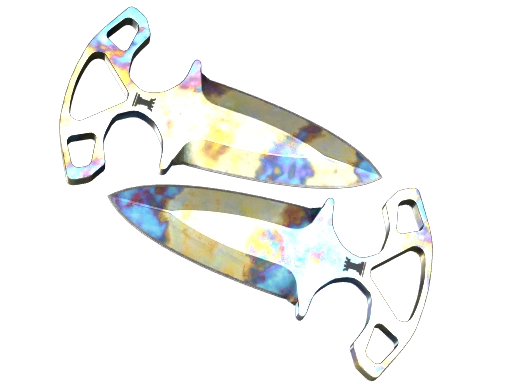 ★ Shadow Daggers | Case Hardened (Well-Worn)