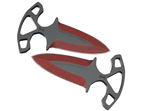 ★ Shadow Daggers | Crimson Web (Minimal Wear)