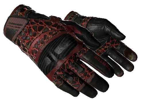 ★ Moto Gloves | Blood Pressure (Well-Worn)