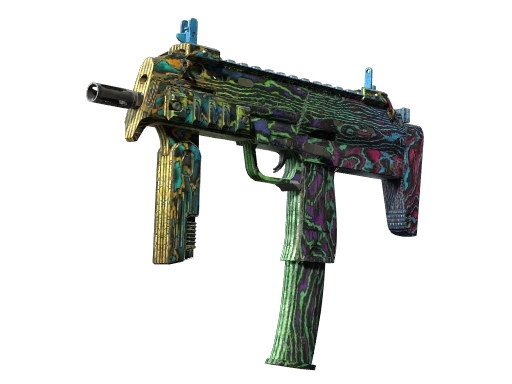 StatTrak™ MP7 | Neon Ply (Battle-Scarred)