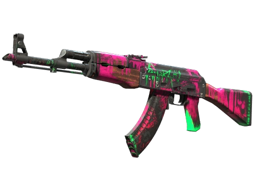 StatTrak™ AK-47 | Neon Revolution (Battle-Scarred)