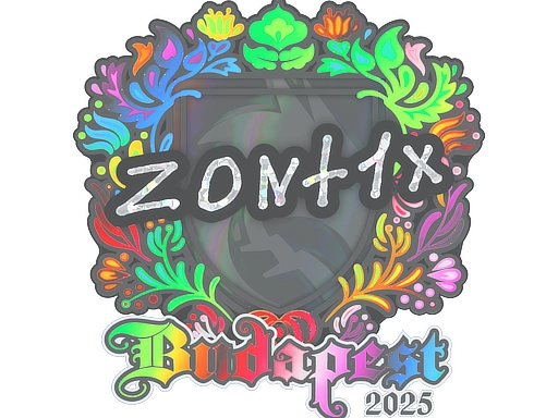 Sticker | zont1x (Holo) | Budapest 2025