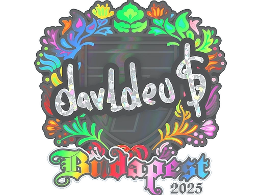 Sticker | dav1deuS (Holo) | Budapest 2025
