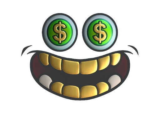 Sticker | Gold Teef (Foil)