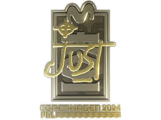 Sticker | JUST (Gold) | Copenhagen 2024