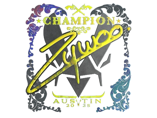 Sticker | ZywOo (Holo, Champion) | Austin 2025