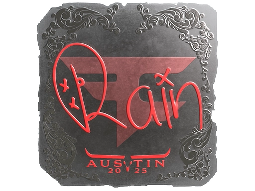 Sticker | rain (Foil) | Austin 2025