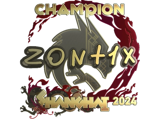 Sticker | zont1x (Gold, Champion) | Shanghai 2024