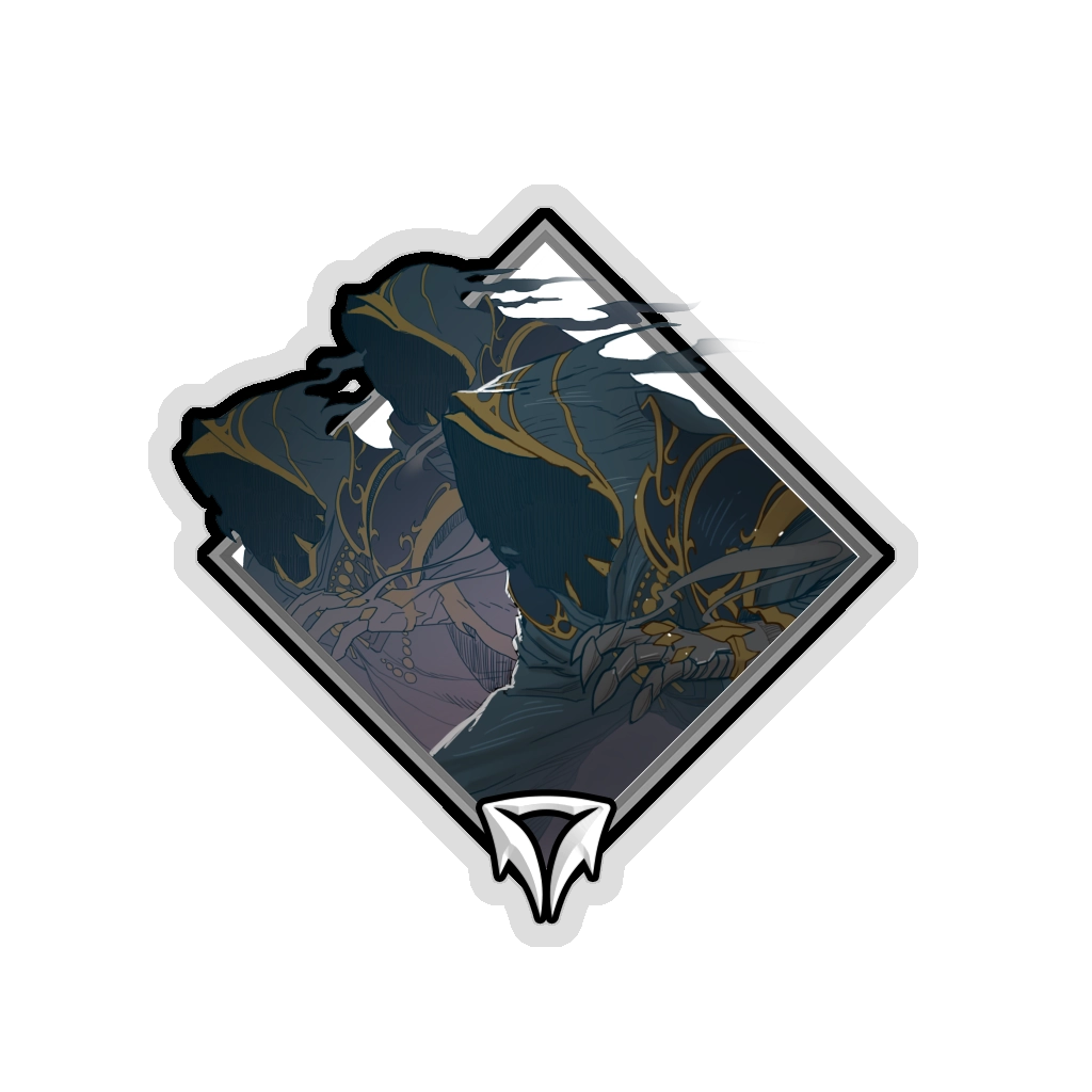 Gold Crownfall Sticker - The Collectors